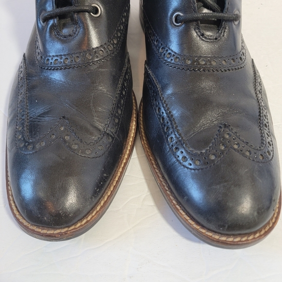 Cole Haan Black Liam Chukka Wingtip Leather Boots Men\'s Sz 8M Preppy Whimsigoth main image 8